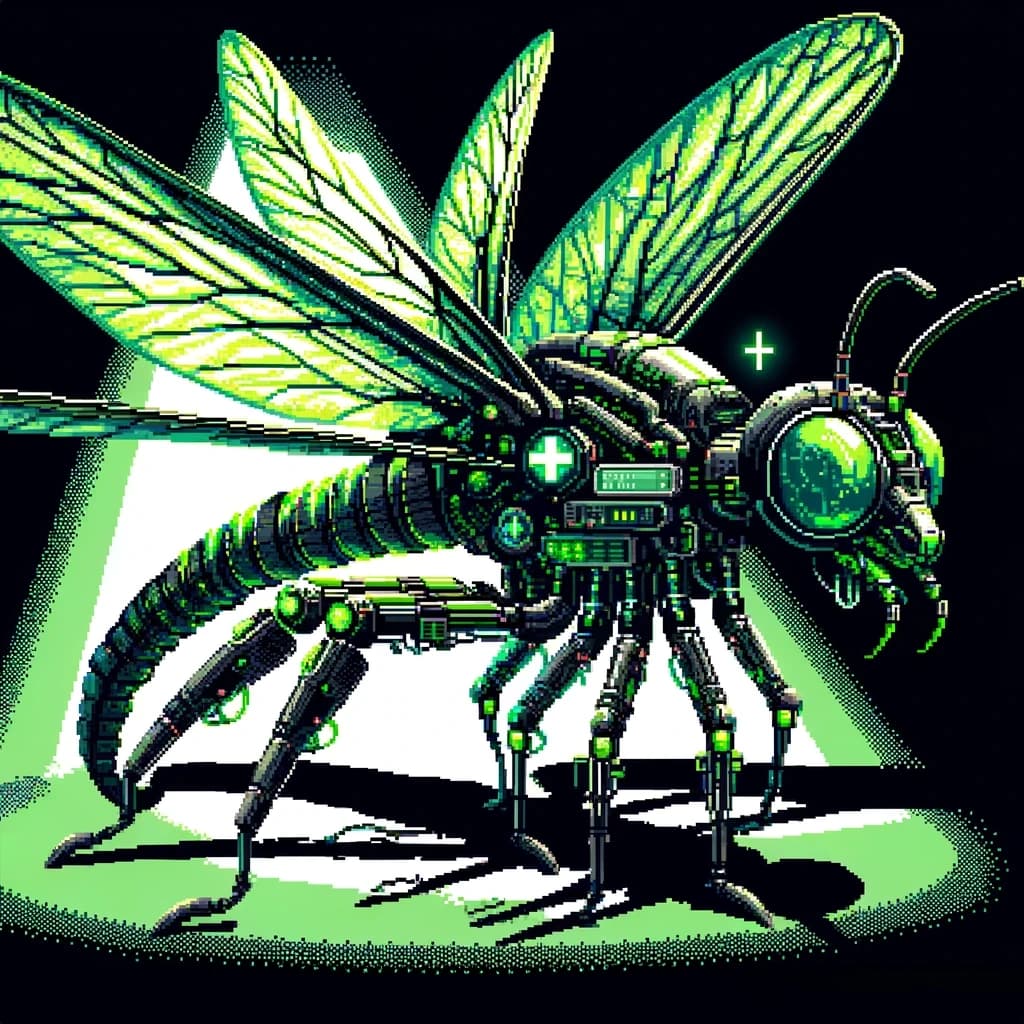 Medical cyborg Dragonfly