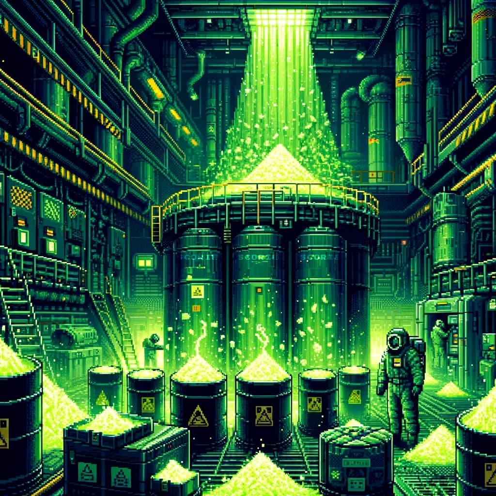 Scorie pesanti cristallizzate